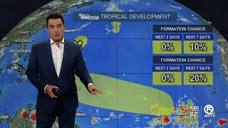 WPTV First Alert Weather tropical forecast, morning of Aug. 28, 2024