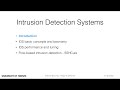 intrusion detection systems introduction