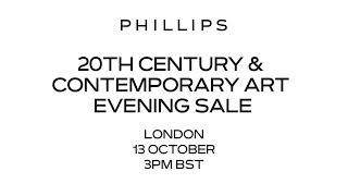 Livestream | 20th Century \u0026 Contemporary Art Evening Sale | London October  2023