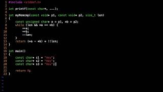 ASMR Programming - Writing my own memcmp in C