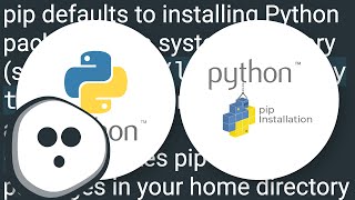 What is the purpose of "pip install --user ..."?