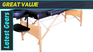 Concise \u0026 Elegant 2 Sections Folding Bodybuilding Massage Table Set With Adjustable Height |