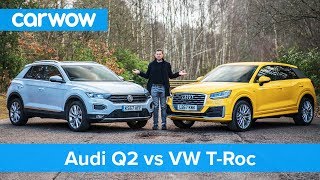 VW T-Roc vs Audi Q2 review - which is best? | carwow