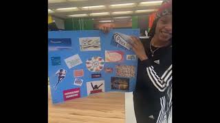 Michele Clark Parent University doing Vision Board