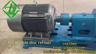380 double disc refiner
