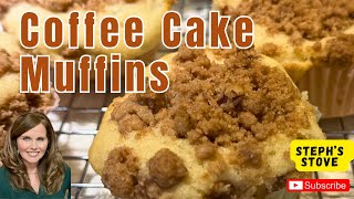 Coffee Cake Muffins: Soft, Fluffy, & Topped with Irresistible Cinnamon Streusel-Steph’s Stove