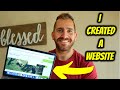 i created a lawn care business website | review of WIX