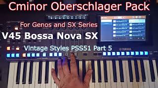 Cminor Oberschlager Pack for Yamaha Genos 1/2 and SX Series : Vintage Styles, Yamaha PSS51 part 5