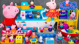 8 Minutes of Satisfying ASMR Unboxing | Cute Peppa Pig Cruise ship toys Collection | Review Toys