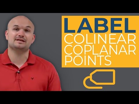 CCSS How to Label Collinear and Coplanar Points CCSS How to Label Collinear and Coplanar Points