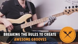 Breaking the rules to create awesome grooves "Groove Analysis" /// with Scott's Bass Lessons (L#109)