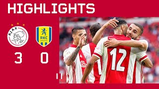 Highlights | Ajax - RKC Waalwijk | Eredivisie