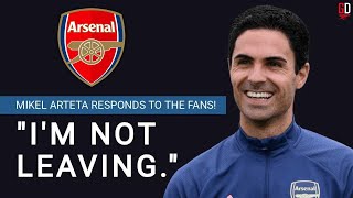 BREAKING: Mikel Arteta responds to the Arsenal fans who booed him! 🗣️