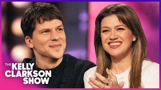 Kelly Clarkson \u0026 Jesse Eisenberg Hilariously Realize They Have The Same Energy