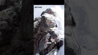 The Hillary Step COLLAPSED on Mount Everest?  #everest #mountains