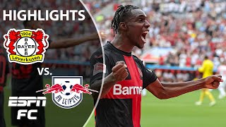Bayer Leverkusen vs. RB Leipzig | Bundesliga Highlights | ESPN FC