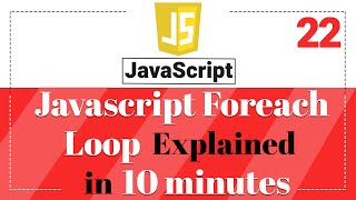 Javascript loops - Explain foreach Loop in Javascript | Javascript in Hindi
