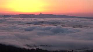 北海道　4K　美幌峠　雲海　屈斜路湖　2018　10/21