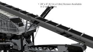 Terex Washing Systems new Aggrescrub and Aggresand Key Features