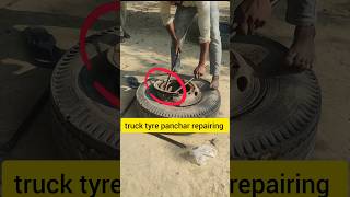 truck tyre panchar repair 😱 #shorts #short #visikaransong #viralshorts #mechaniclife459