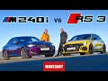 BMW M240i vs Audi RS3 review | FULL in-depth comparison plus 0-60 times | What Car?