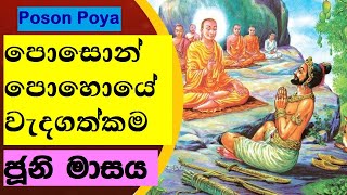 poson poya wedagathkama|පොසොන් පෝයේ වැදගත්කම|පොසොන්පොහොය