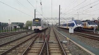 HTM MAT-rit RandstadRail lijn 3k Centraal Station - Emplacement Leidschendam spoor 5