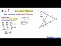 can you find the length x important geometry skills explained menelaus theorem math maths