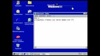 VBS Tutorial (Visual Basic Script) "Inputbox"