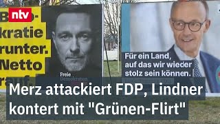 Merz attackiert FDP, Lindner kontert mit \