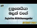 Dunukeiya Malak Wage - Sujatha Aththanayaka (Karaoke version without voice)