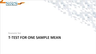 One Sample t-test for Means using Python #Python #OneSampleTTest