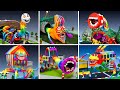 ✋ ALL MONSTER Trevor Henderson RAINBOW | Leovincible & Trevor Henderson Creatures with Clay