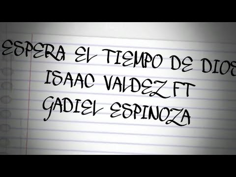 ESPERA EL TIEMPO DE DIOS - NOTAS EN PIANO - Isaac Valdez Ft Gadiel ...