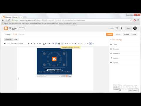 How to post a video with Blogger ? How to post a video with Blogger ?