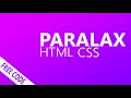 How to Create Scrolling Parallax Effect Using CSS | Pure CSS Parallax Tutorial