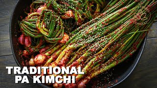 Traditional Green Onion Kimchi (Pa Kimchi) Recipe