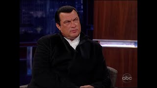 Steven Seagal full interview with Jimmy Kimmel (2012)
