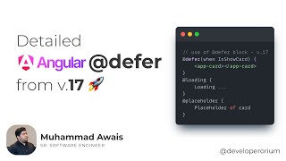 Angular 17 @defer block with attention to all aspects 🚀