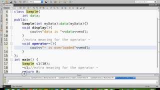 Overload unary (+ or -) operator using C++