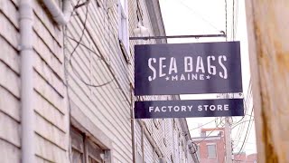 Old Sails Make Stylish New Totes at Sea Bags in Portland, Maine