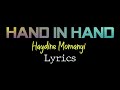 hand in hand haydine momanyi lyrics