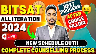 Bitsat Counselling Schedule 2024 Released Bits Pilani Cutoff 2024