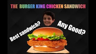 Miles's Munchies | Best Chicken Sandwich?! | In-Depth Burger King Review *Better than Popeyes?*