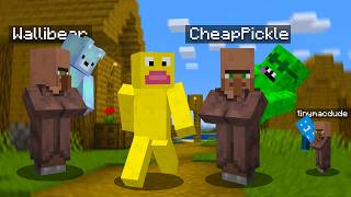 We Played Hide & Seek as VILLAGERS in Minecraft