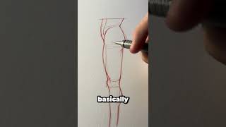 How to draw legs from side view || Jmarron