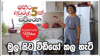 Anoma's Kitchen මුල සිට වීඩියෝ කල හැටි - My YouTube Filming Journey from the very Beginning