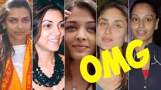 Top 10 Bollywood Actress Unbelievable Faces Without Makeup // 2016