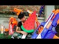 Battle Nerf War: Special Unit Nerf Guns The Enemy Ice Cream Robber Group Truck Nerf