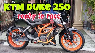 #14- SERVICE KTM DUKE 250 | TUKAR MINYAK HITAM & OIL FILTER | TRIBUTE TO OLD FRIEND | With subtitles